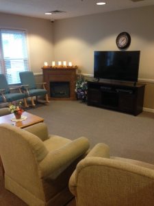 Assisted Living TV Lounge - Prairie Village Retirement Center